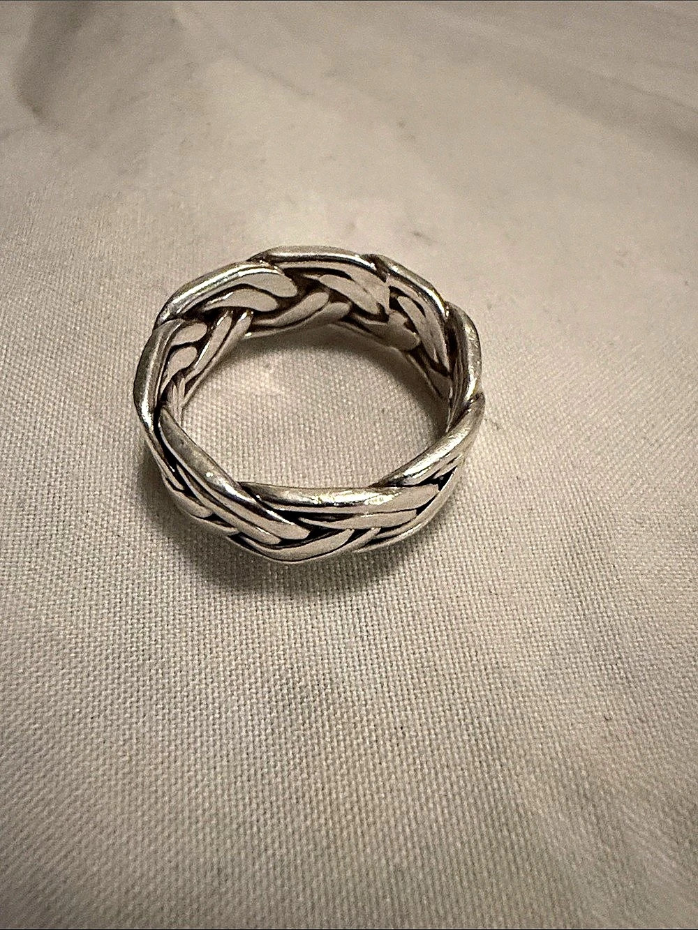 Braided Ring in Silver